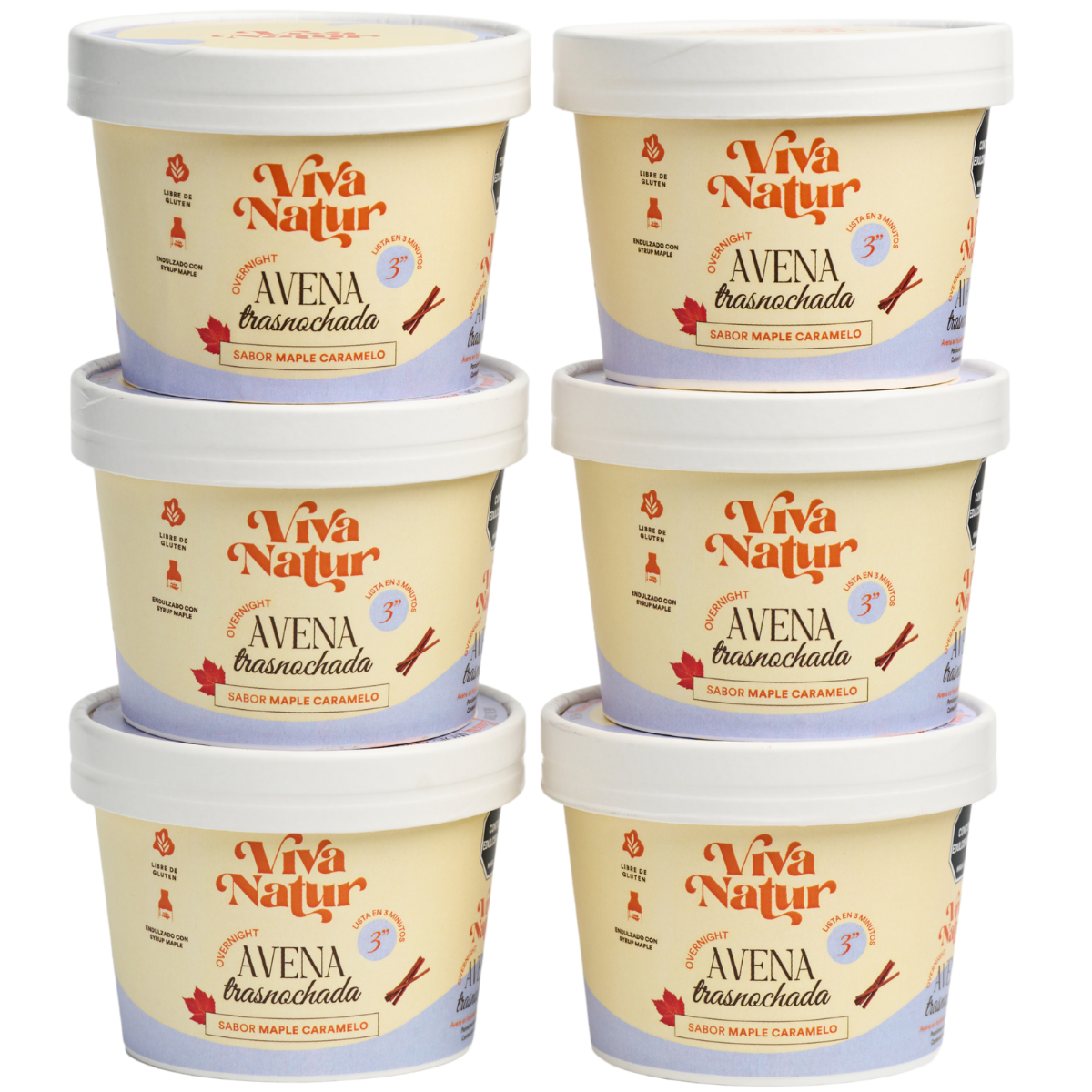 Avena instantánea sabor a syrup de Carmelo - Viva Natur