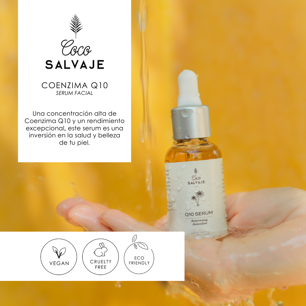 Facial serum with Coenzyme Q10
