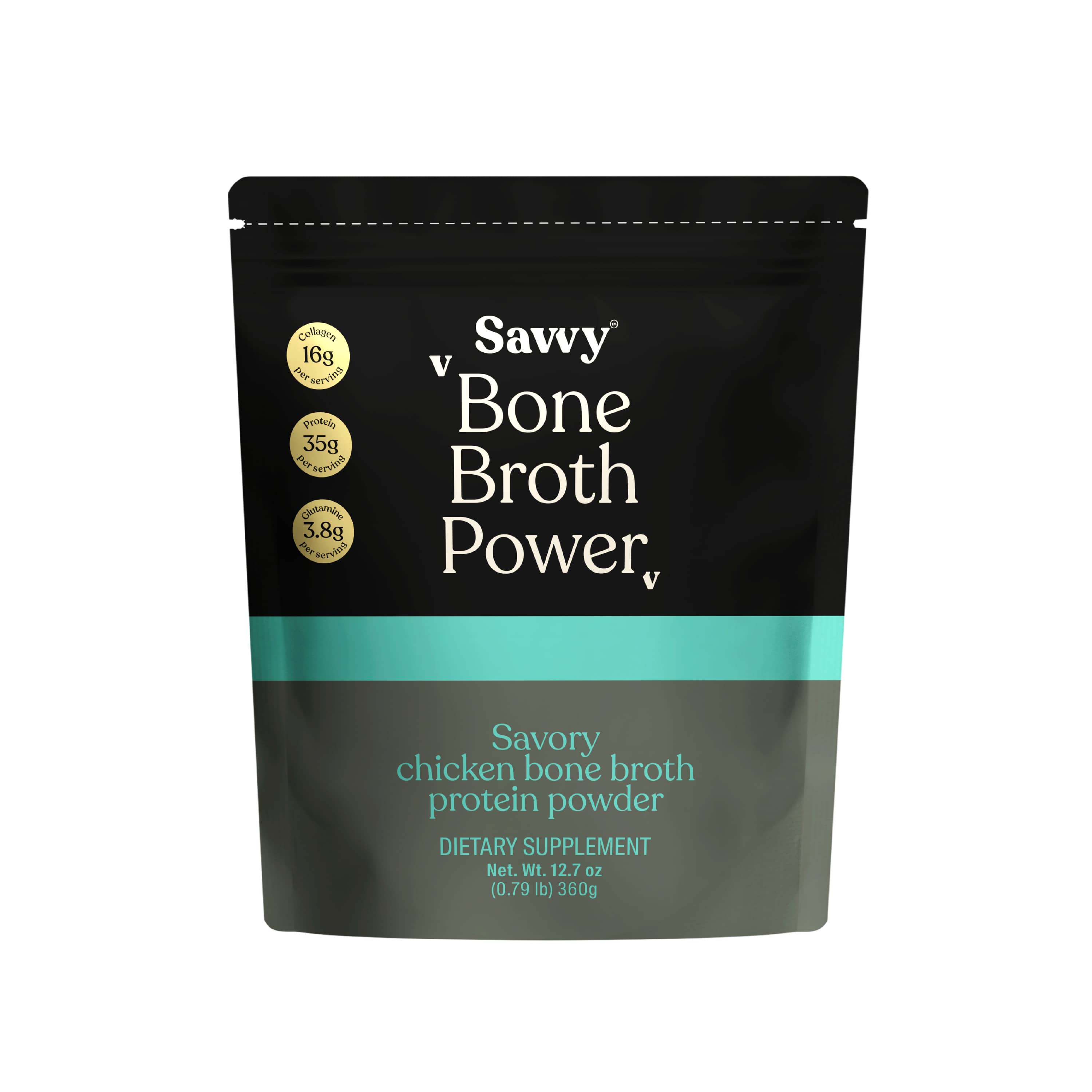 Savvy Bone Broth salted power 560gr