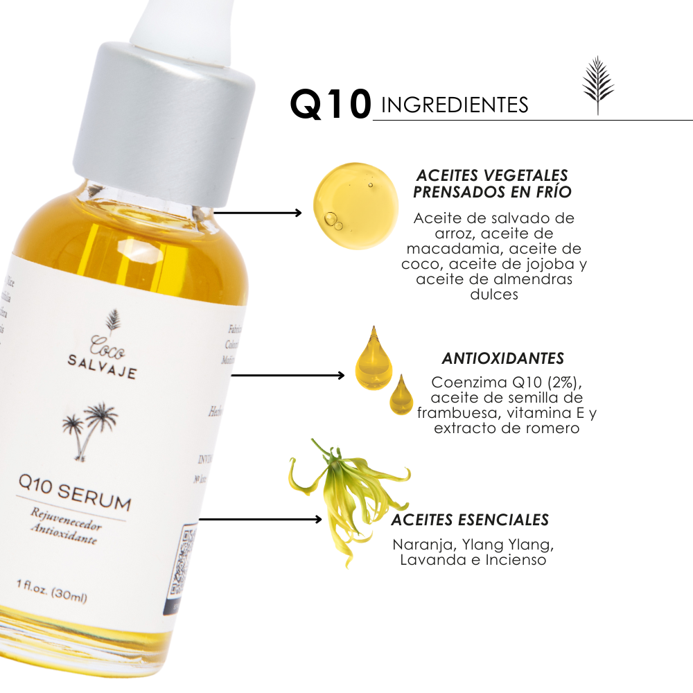Facial serum with Coenzyme Q10