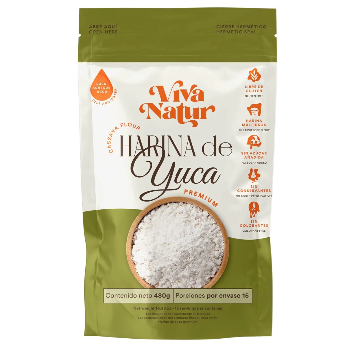 Premium Cassava Flour - Viva Natur