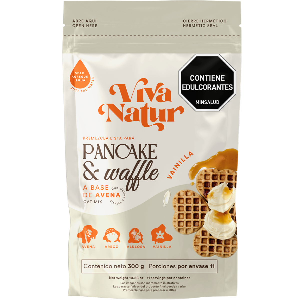 Vanilla Pancake & Waffle Mix - Viva Natur