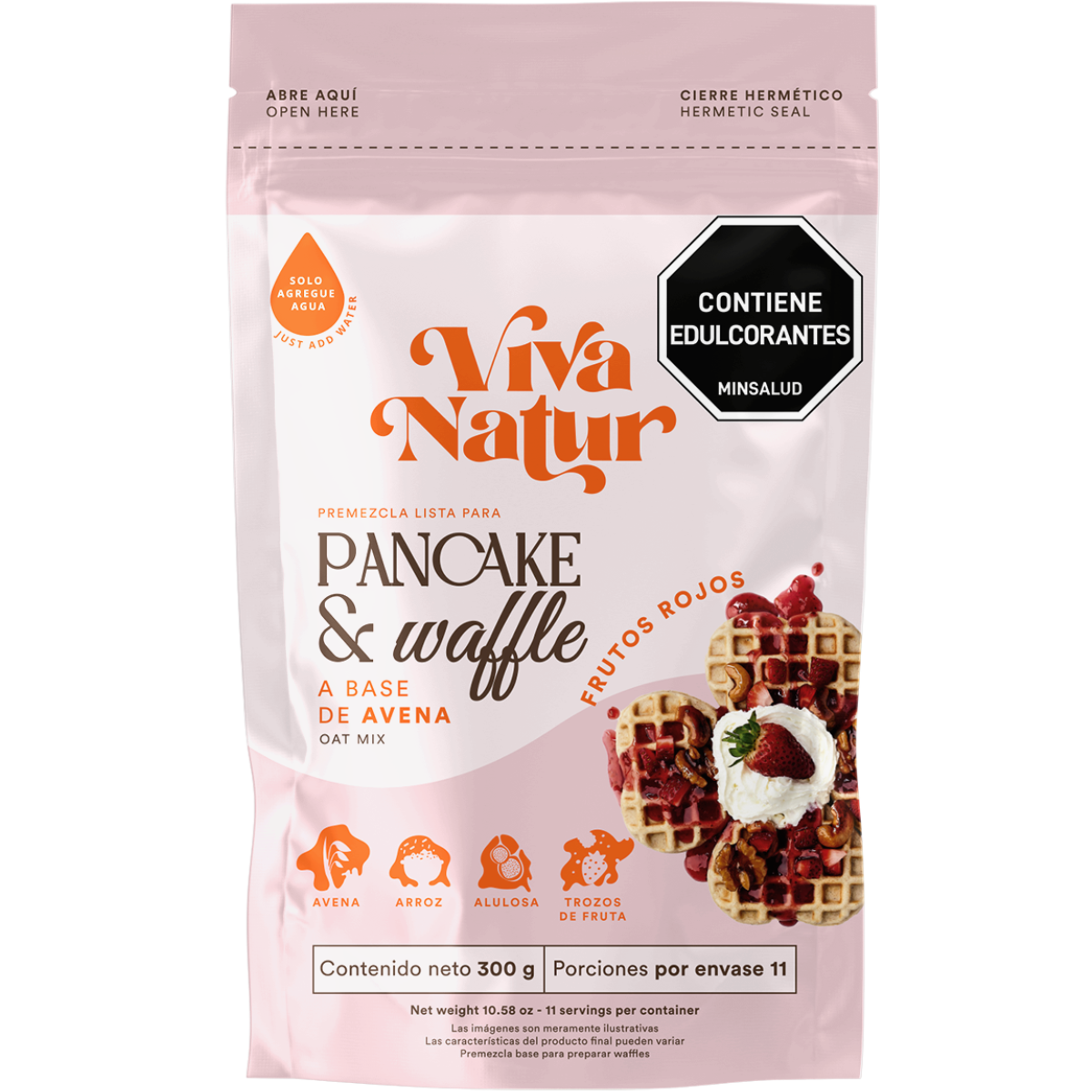 Frutos Rojos Pancake & Waffle Mix