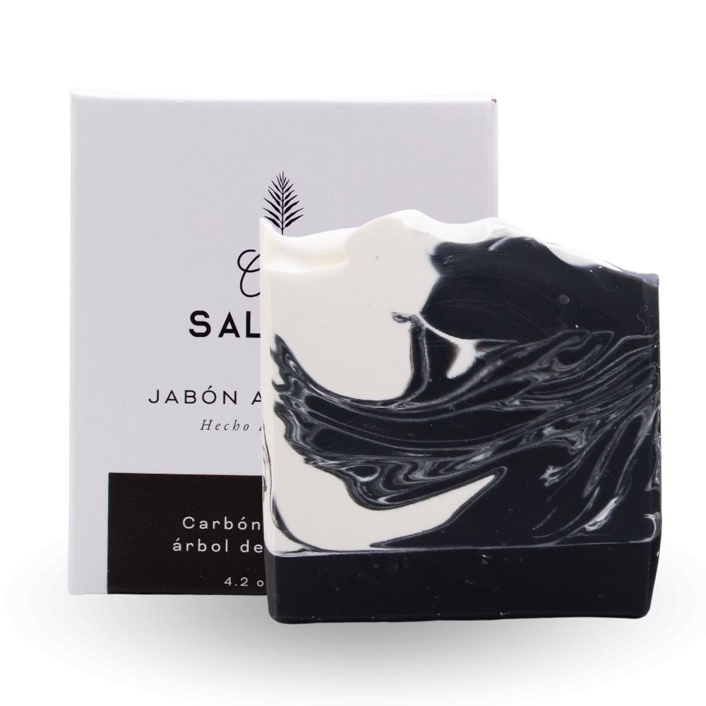 Activated Charcoal, Tea Tree, and Lemon Handmade Soap