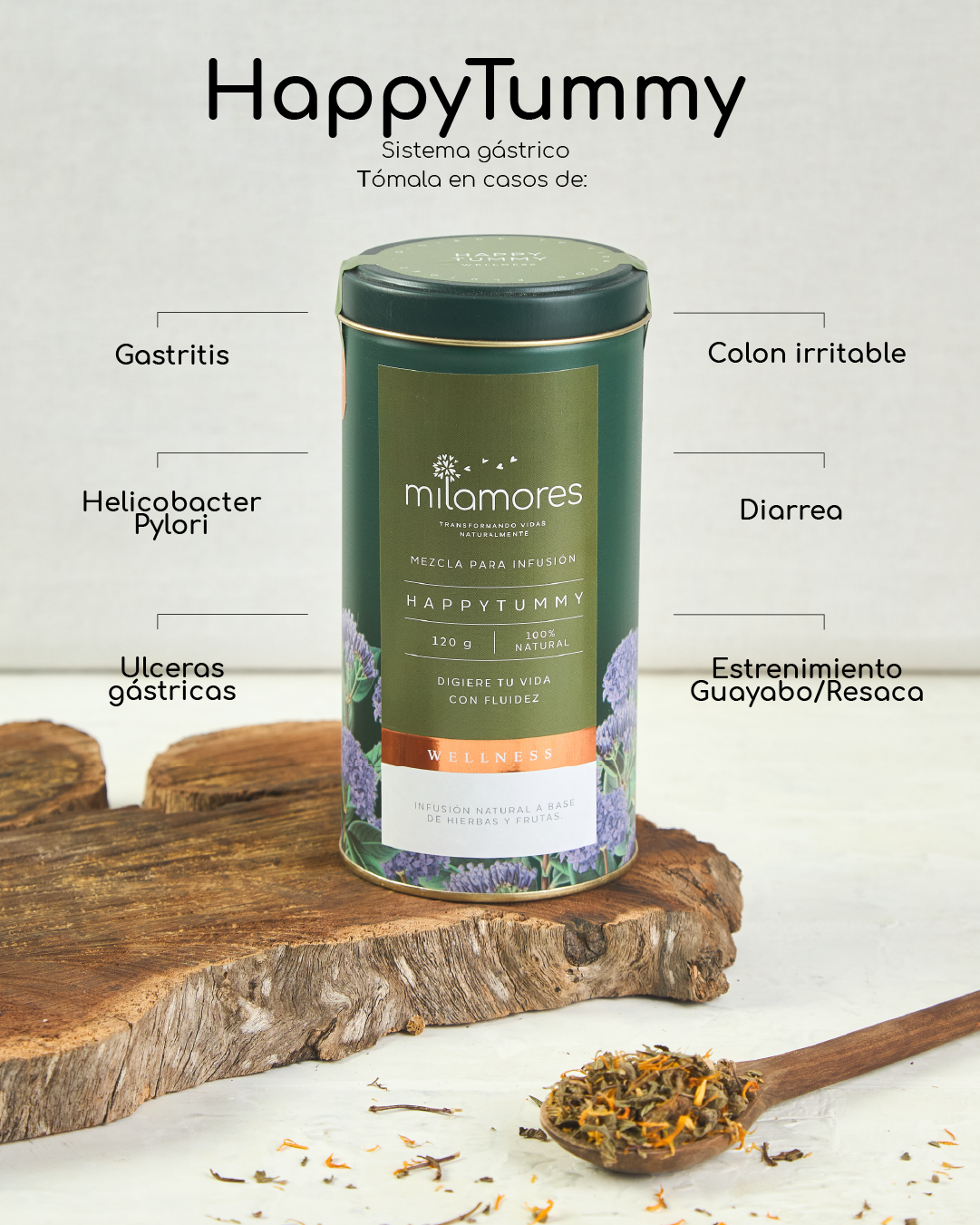 Mil Amores HappyTummy. 2 Meses/160 gramos