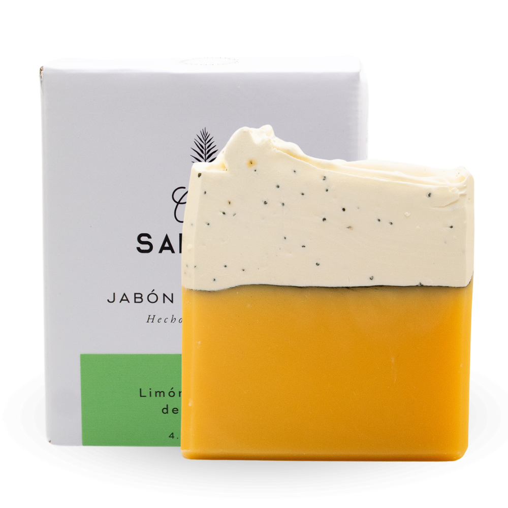 Lemon and Poppy Seed Handmade Soap - Wild Coconut