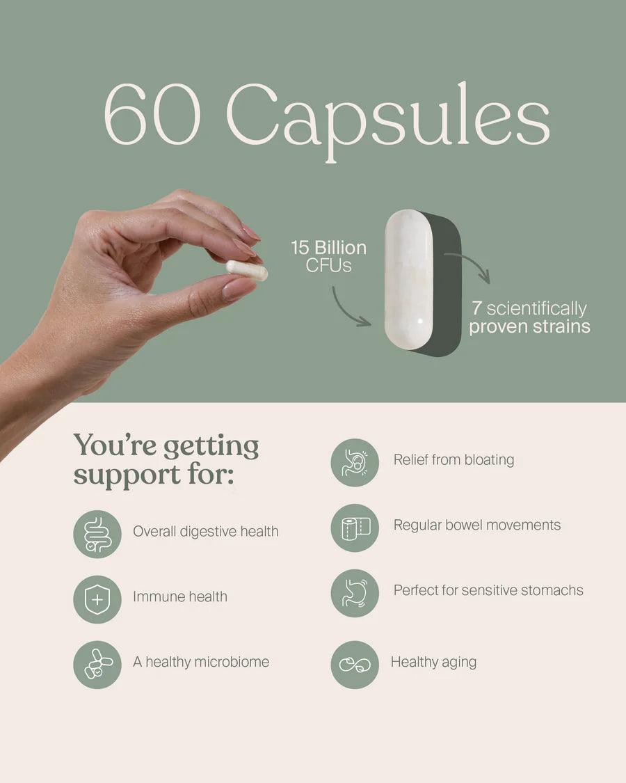 Savvy Probióticos | Gut Balance 60 veggie capsules - Delicious Balance