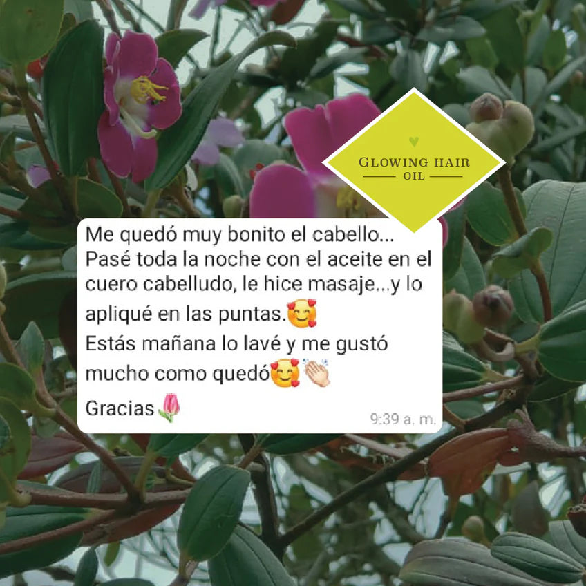 Mil Amores GlowingHair - Aceite nutritivo para el pelo 50 ml
