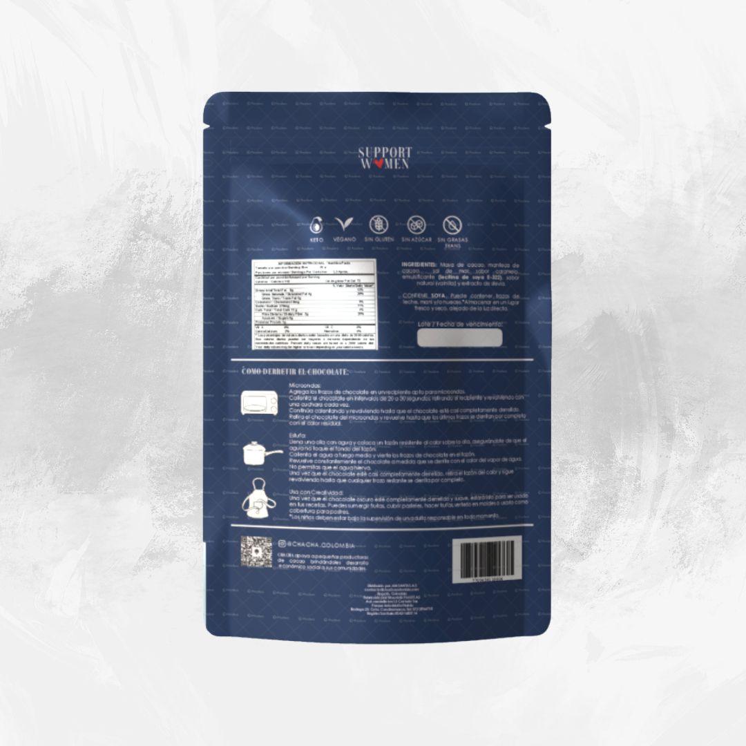Bolsa de Chocolate oscuro 70% Cacao 500 gramos - Delicious Balance