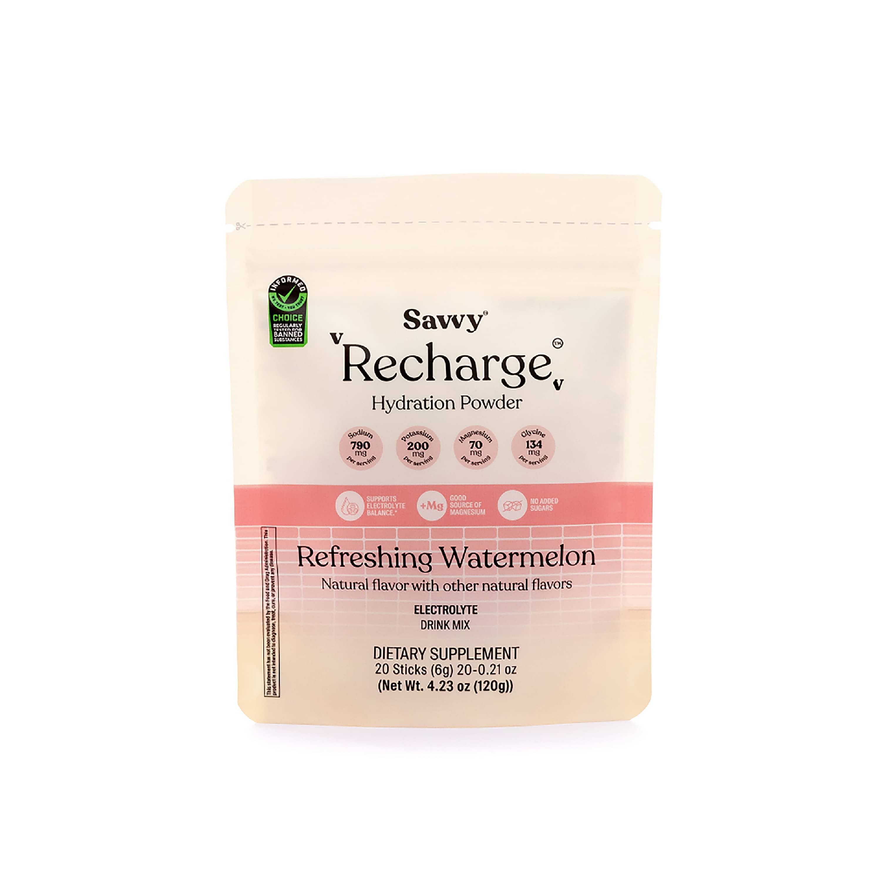 Savvy Recharge Fresh Watermelon