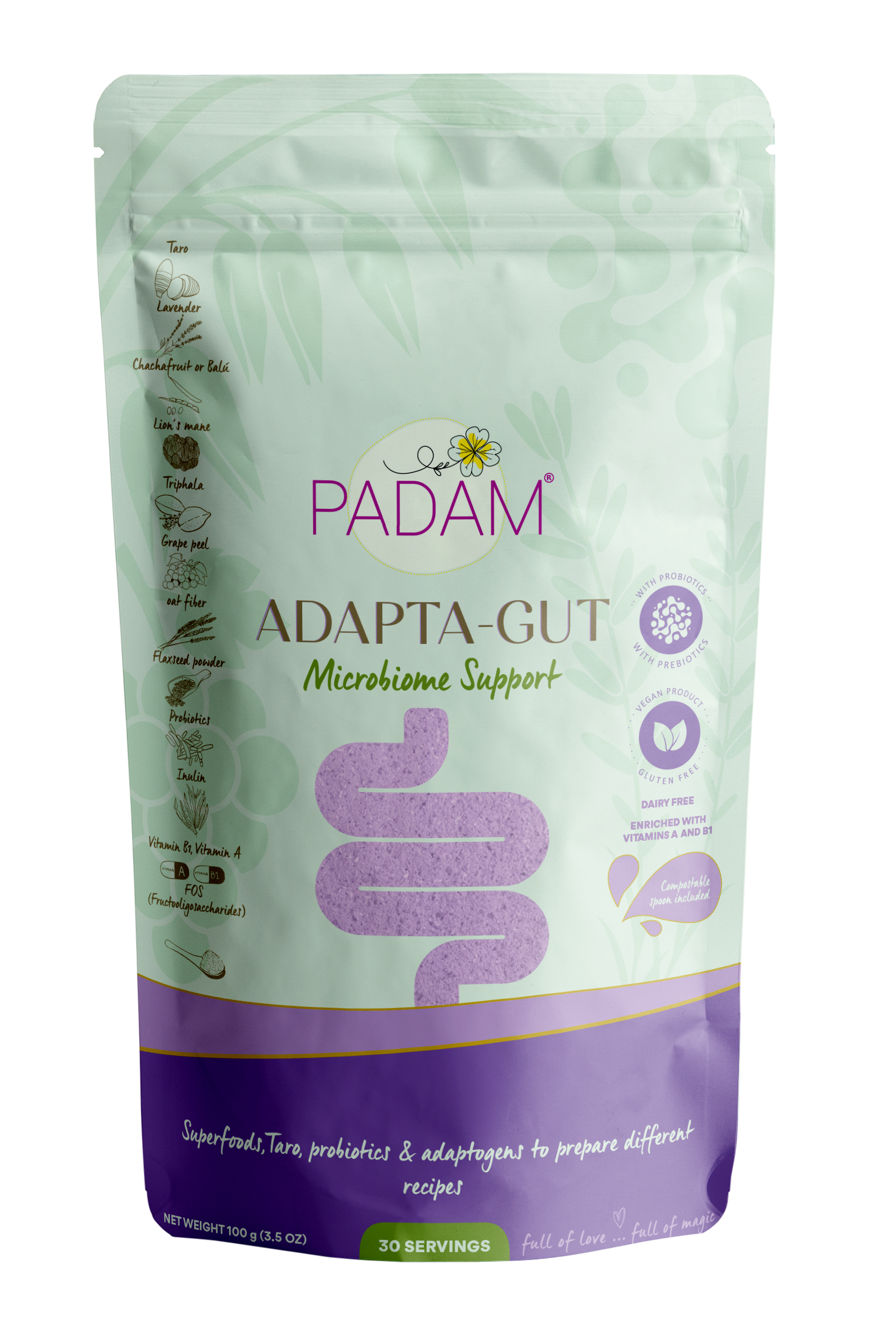 PADAM Adapta Gut. 100 gr. 30 servings