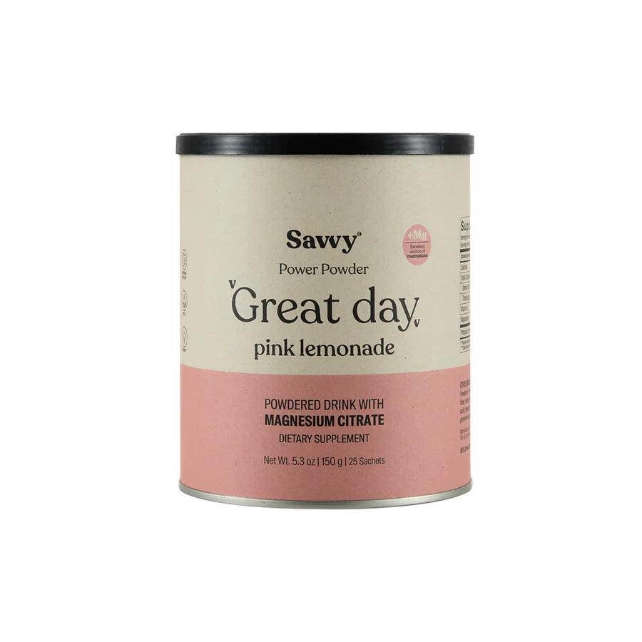 Savvy Magnesium Citrate Great Day® Pink Lemonade