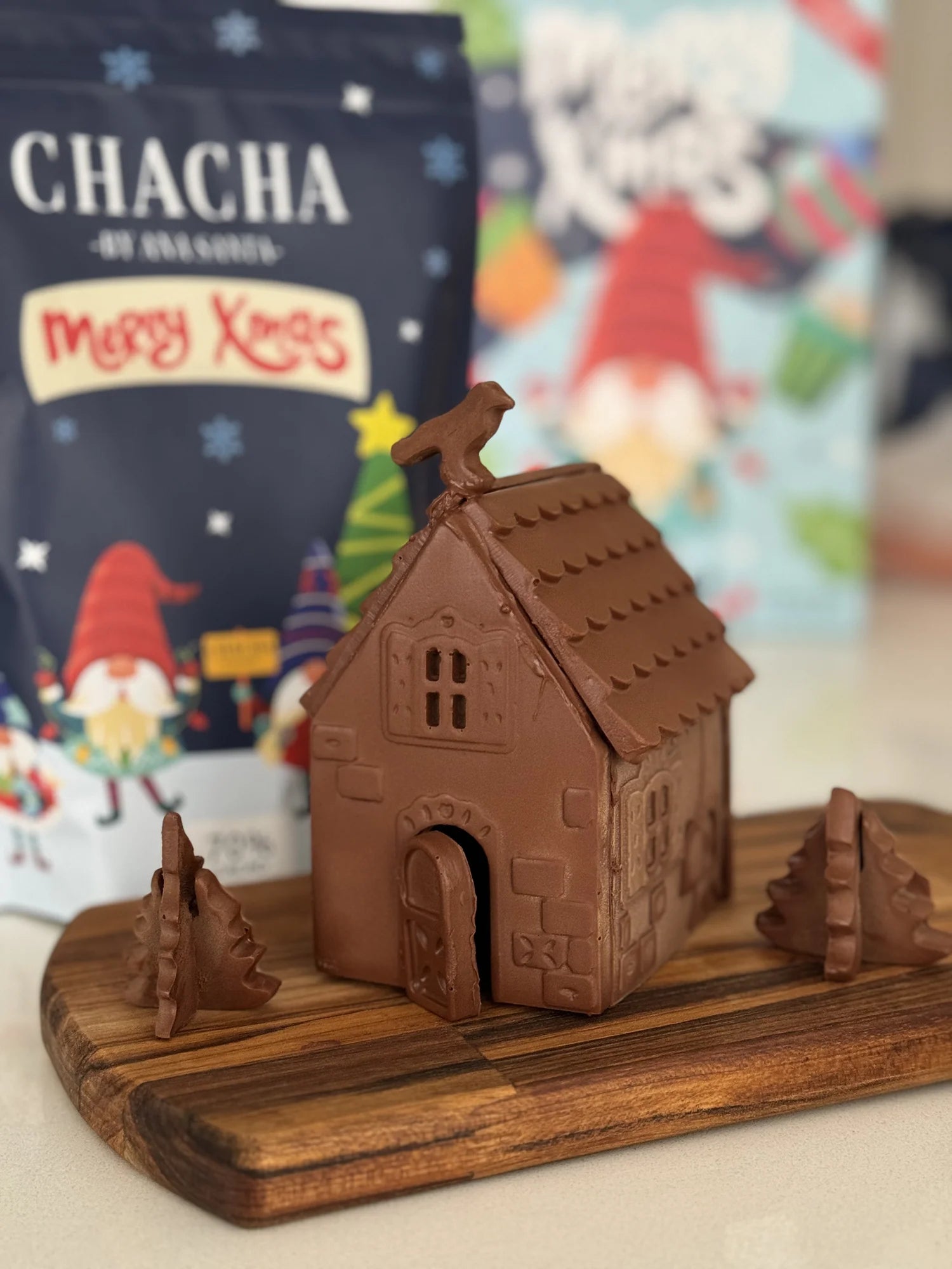 Combo 2 Casitas de chocolate Chacha (Azul + Rosada)