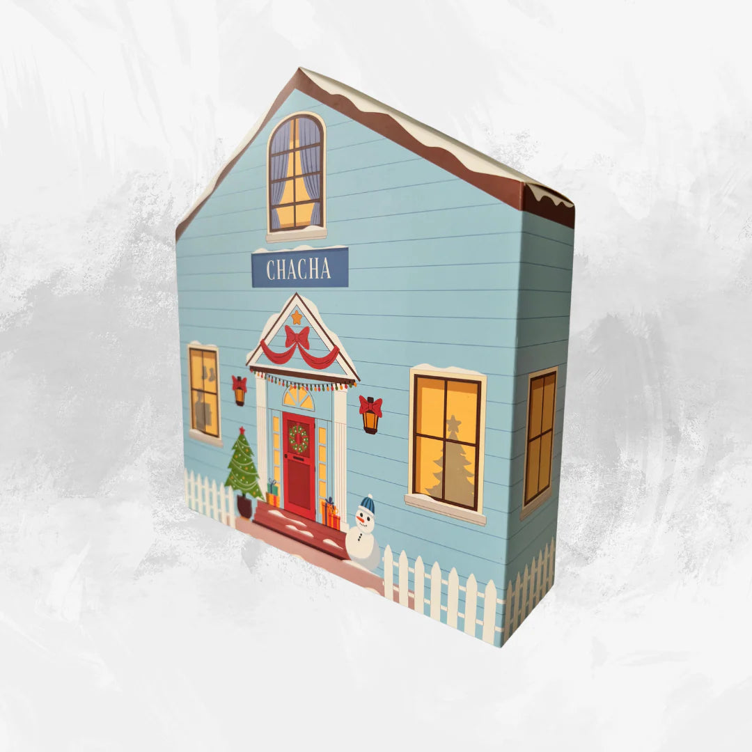 Combo 2 Casitas de chocolate Chacha (Azul + Rosada)