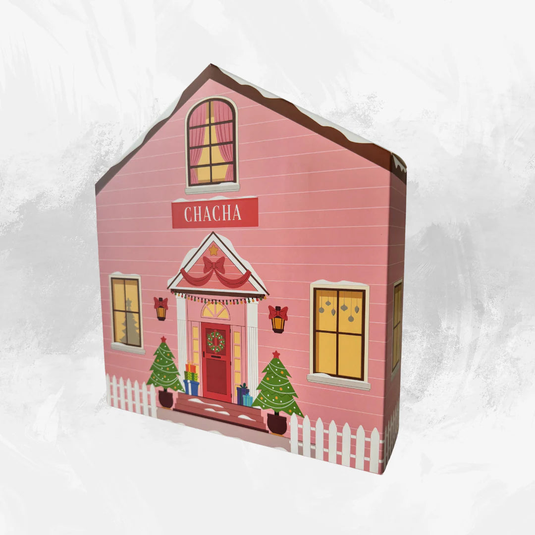 Combo 2 Casitas de chocolate Chacha (Azul + Rosada)