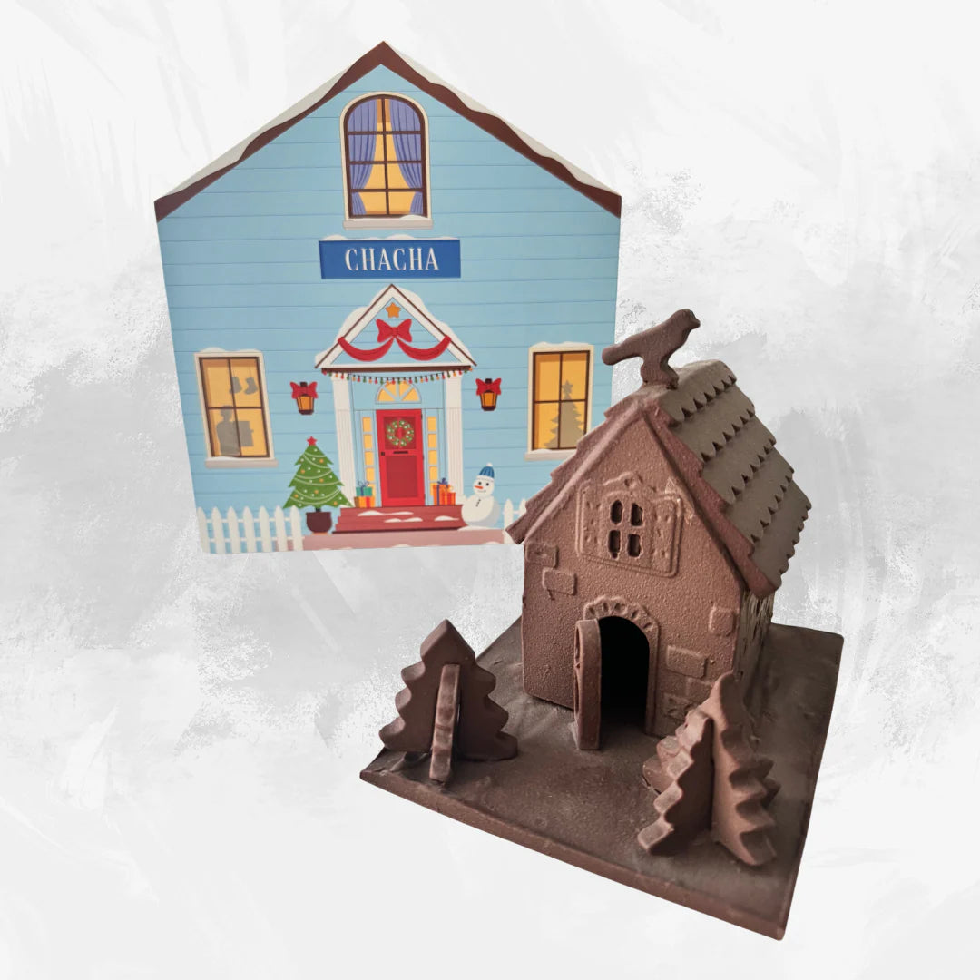 Combo 2 Casitas de chocolate Chacha (Azul + Rosada)