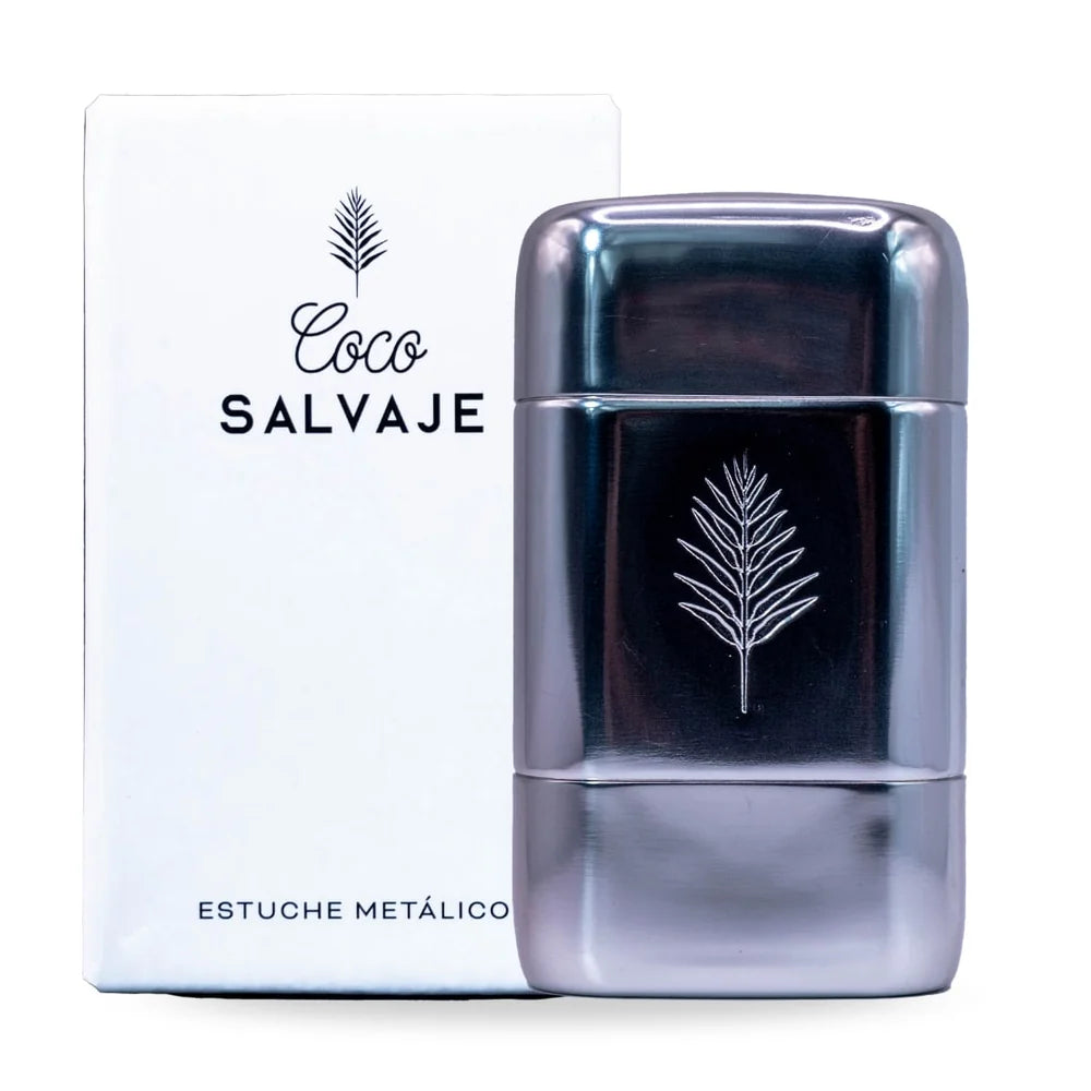 Estuche metálico de aluminio para desodorante ecológico - Coco Salvaje